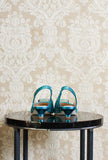 slingback gioiello da donn con glitter made by prosperine color turchese ss24 donna