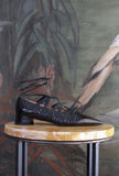 Prosperine Decolletè fall-winter confortevole tacco h. 3,5 cm scintillante pellame sparkling black 
