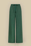 Pantalone Palazzo Con Coulisse Lino Jungle