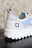 Nuova sneakers kdue di D.A.T.E. Sneakers donna hybrid cream ss24