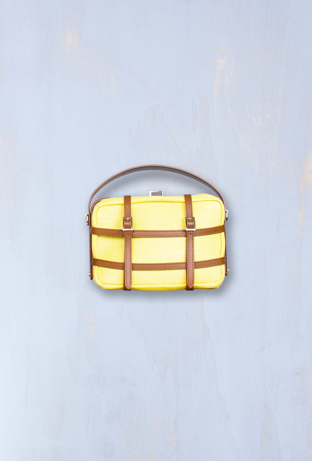Borsa Titilla Rafia Yellow