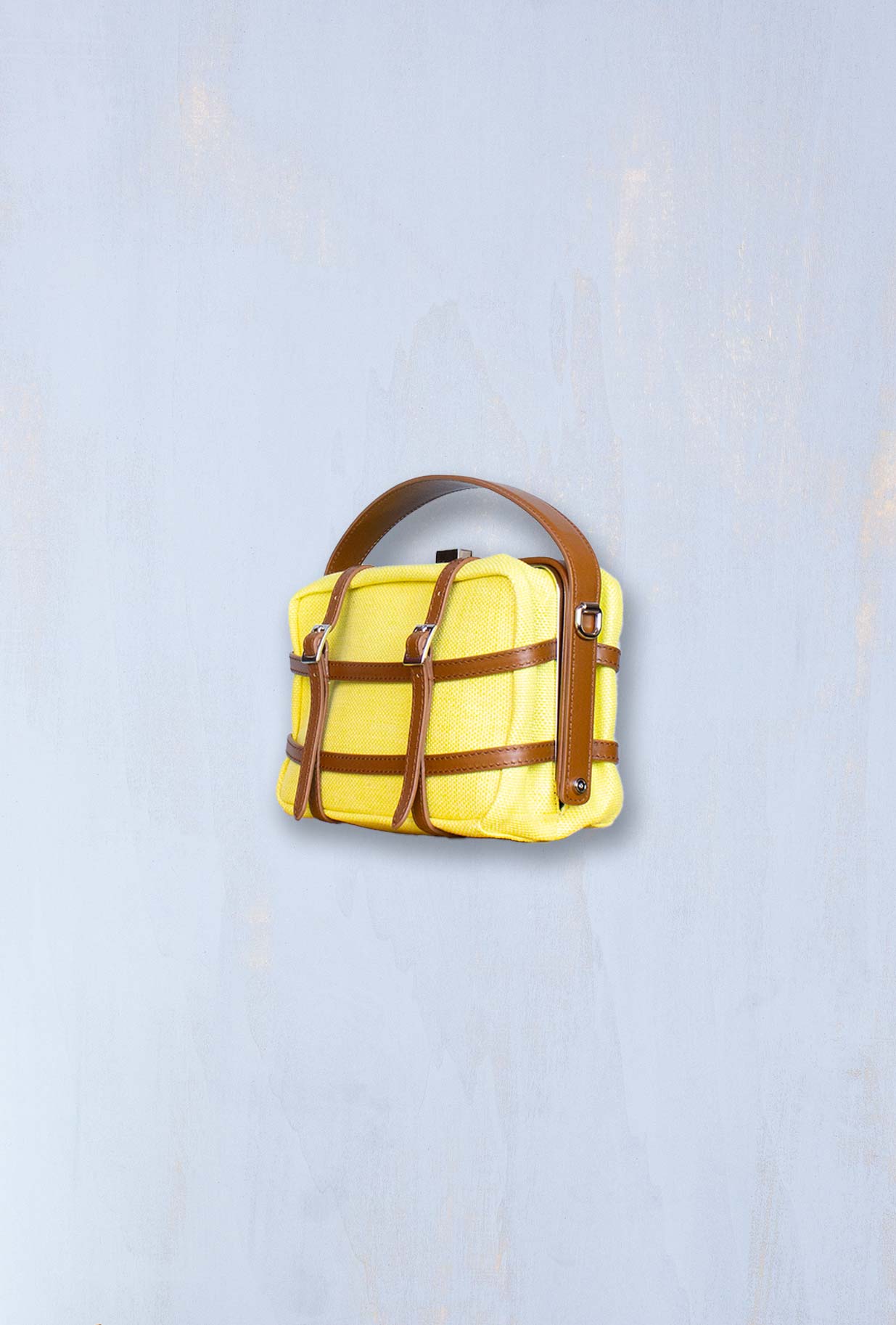 Borsa Titilla Rafia Yellow