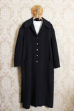 Cappotto lungo Rucola di Tela9 in lana soft color black fw23