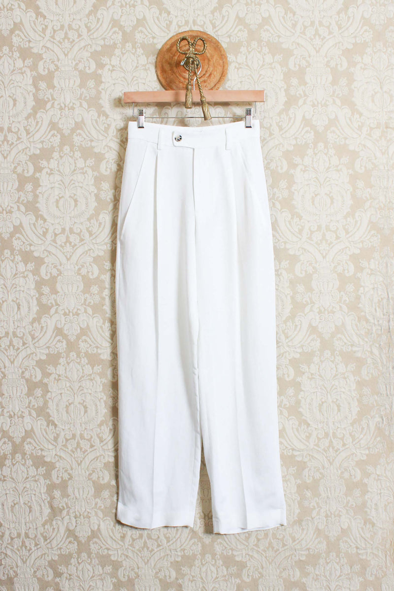 Pantalone Mia White di tela9 da donna ss24