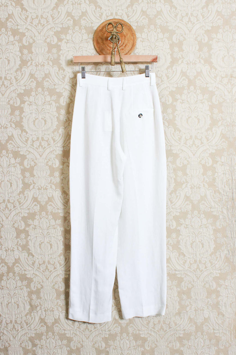 Pantalone Mia White di tela9 da donna ss24