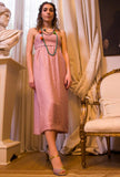 Tela 9 Donna Abito Midi Ontario Rosa Antico