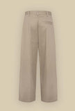 Pantalone Rubicon di Tela di tonalità Sable da Donna in puro cotone
