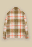 Short Coat Kevin di Tela 9 proposto nell’iconica fantasia Macro Tartan Olive da Donna