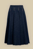 Gonna Charlotte di Tela 9 realizzata in denim nella profonda tonalità Blu da Donna