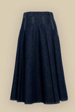 Gonna Charlotte di Tela 9 realizzata in denim nella profonda tonalità Blu da Donna