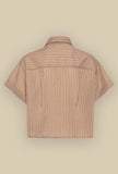 Camicia Rocky di Tela tonalità Biscotto da Donna