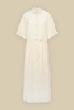 Chemisier Cherrye di Tela Straw Yellow in puro cotone da Donna