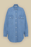Overshirt Denim Indigo Blue