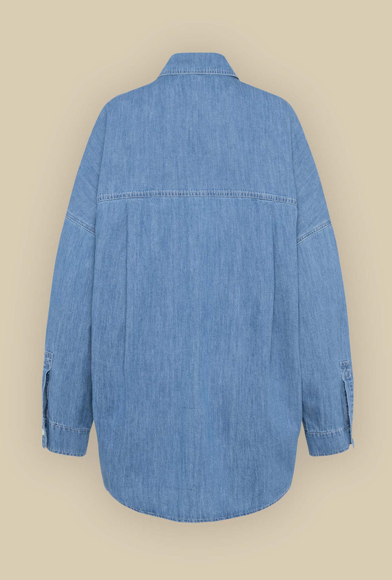 Overshirt Denim Indigo Blue