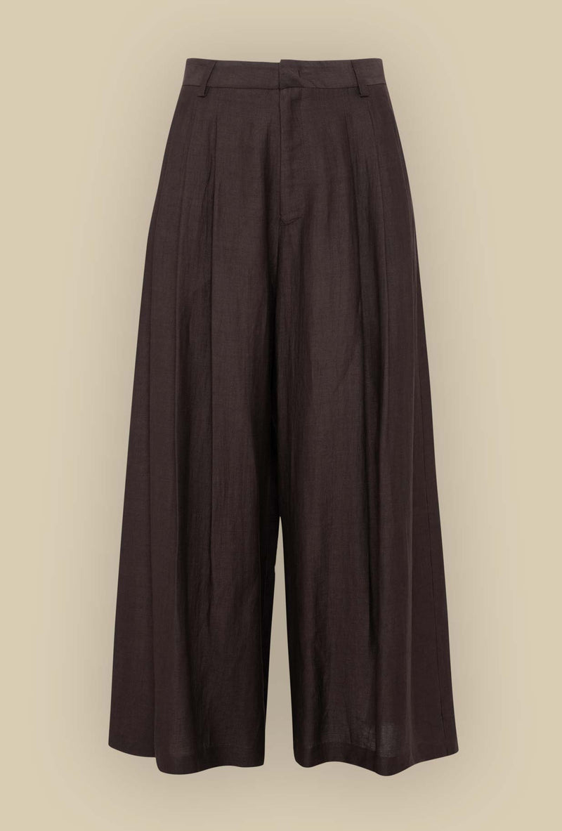 Panta-gonna Cookie di Tela tonalità Moro da Donna