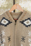 Bomber Mountain Jacket di Telacruda realizzata in un pregiato blend di lana e alpaca nell’intramontabile tonalità Corda da Uomo
