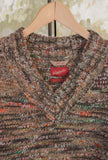 Sweater V-Neck Dean di Telacruda realizzato nella calda tonalità Camel da Uomo
