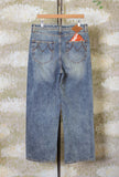 Pantalone Denim di Telacruda realizzato in denim con trattamento Stone Washed da Uomo