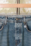 Pantalone Denim di Telacruda realizzato in denim con trattamento Stone Washed da Uomo