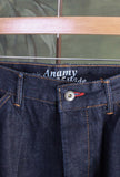 Jeans Anamy firmato Telacurda realizzato in raw denim da Uomo