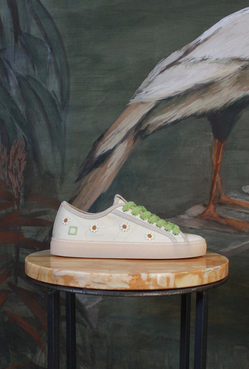 Nuova Sneaker Tender di D.A.T.E.  in nylon con vibrante tonalità Yellow da Donna