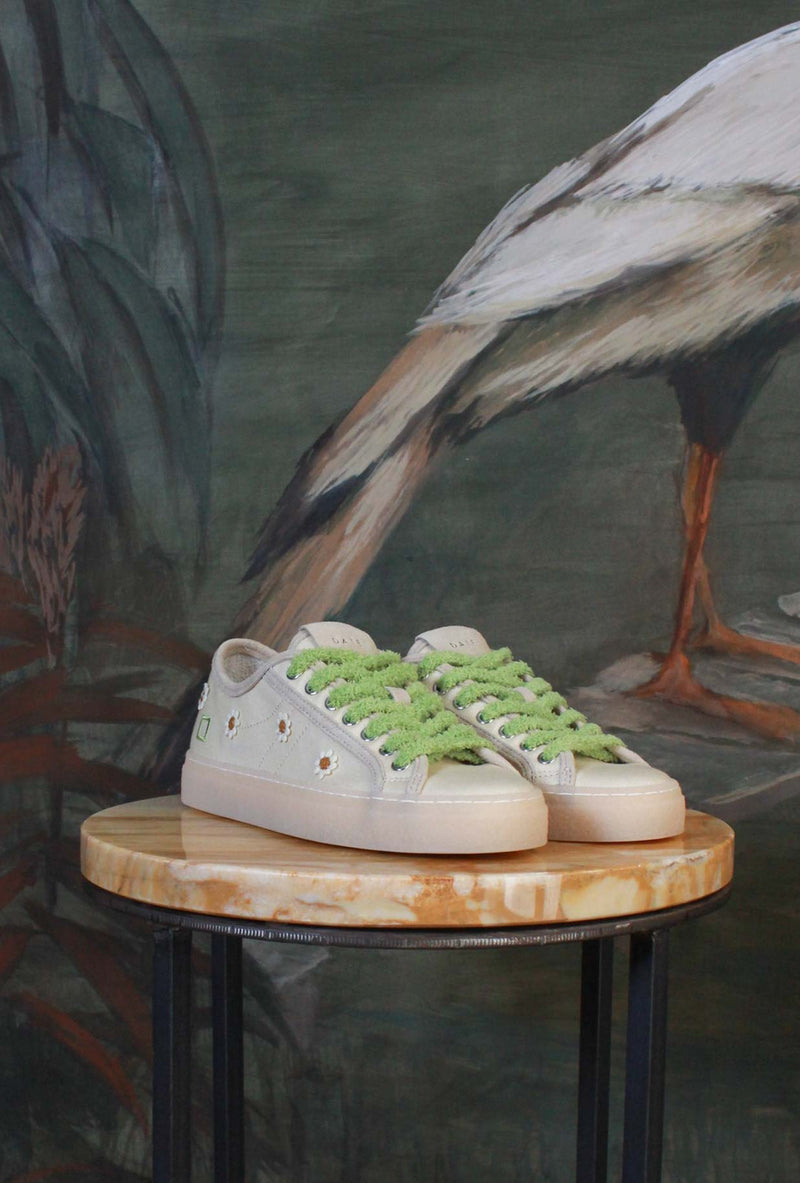 Nuova Sneaker Tender di D.A.T.E.  in nylon con vibrante tonalità Yellow da Donna