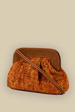 Borsa Dora Chenille Orange
