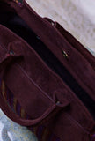 Borsa Nora Stripe Violet-Burgundy
