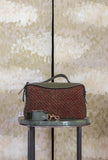  Borsa Ivy di Via Mail Bag nella profonda tonalità Forest Green jacquard