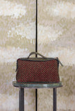  Borsa Ivy di Via Mail Bag nella profonda tonalità Forest Green jacquard