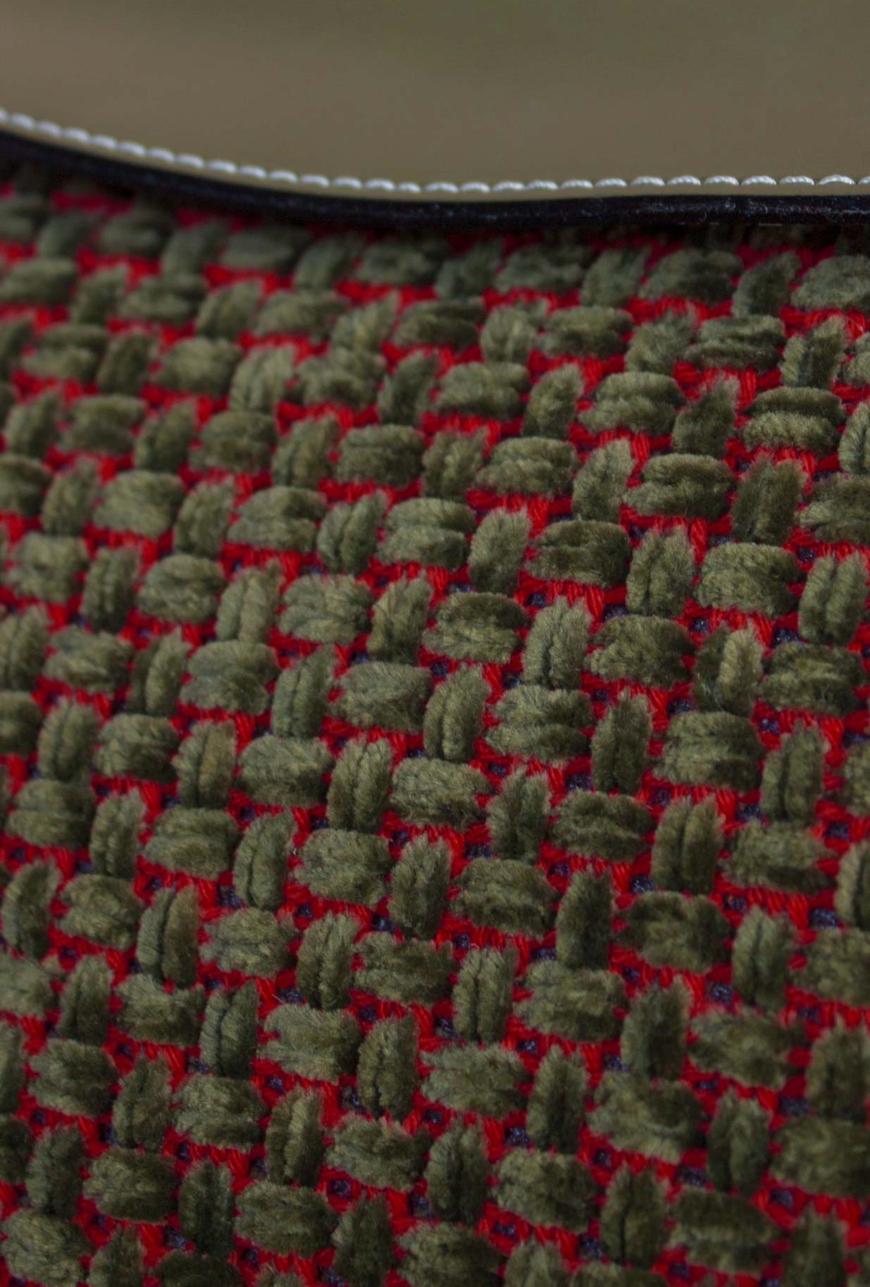  Borsa Ivy di Via Mail Bag nella profonda tonalità Forest Green jacquard