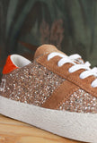 Date Lineare e sinuosa, Sneakers Hill Low Glitter Bronze fall-winter