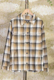 Over-shirt di White Sand realizzata in cotone Japan Artisan nell’intramontabile motivo Ocre Check da Uomo