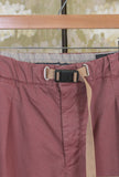 Panta-jogger Oliver di White Sand realizzato in pregiato pima cotton tonalità Rust da Uomo