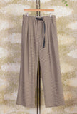 Pantalone Oliver 2 Pinces Micro Vichy