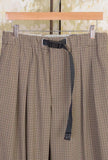 Pantalone Oliver di White Sand doppia pince motivo Micro Vichy da Uomo