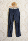 pantalone chino greg in denim one washed da uomo di white sand