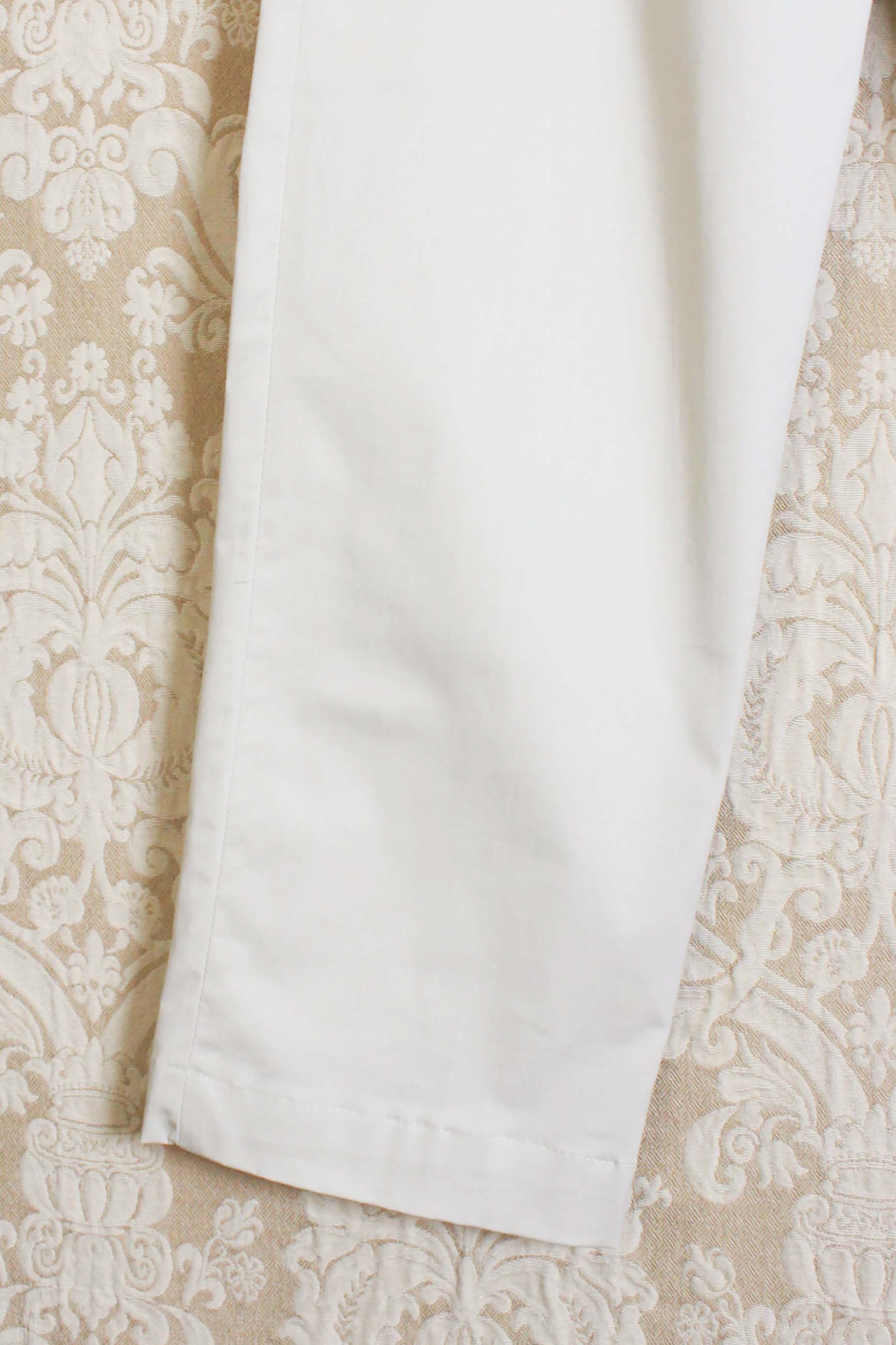 Pantalone alex wide leg da uomo di white sand in cotone color beige