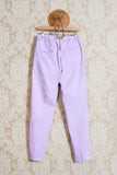 Pantalone chino greg da uomo di white sand cotone papertouch lavanda ss24