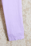 Pantalone chino greg da uomo di white sand cotone papertouch lavanda ss24