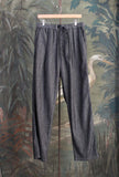 Panta-jogger Alex Wide-Leg Denim Black Indigo