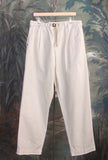 Pantalone Alex Wide-Leg firmato White-Sand tonalità Off-White da Uomo
