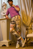 White Sand Uomo Pantalone Jogger Chino Summer Camouflage