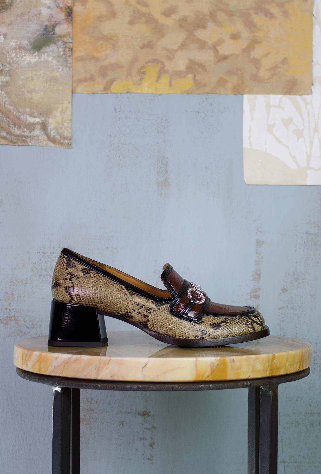 CHIE MIHARA Donna Mocassino Boel Python Jewels Autunno-Inverno 22