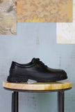 Scarpa Stringata Pix by Camper Lab da Uomo in pelle total black FW22