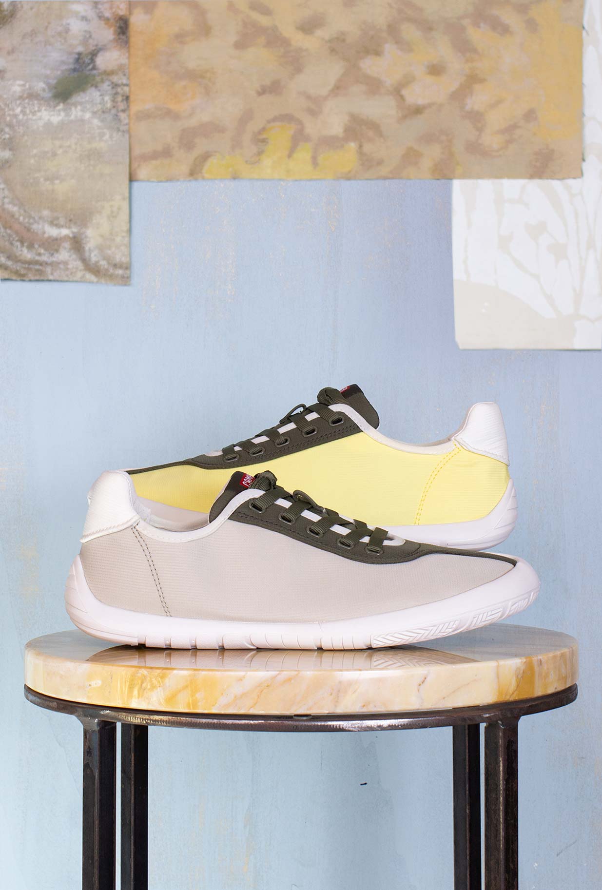 Camper Shoes Uomo Sneakers Path Twins Champagne