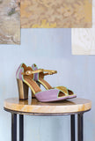 Chie Mihara SS23 Donna Sandalo Abeto Tacco Alto Micro Plateau color Lavander Dreams