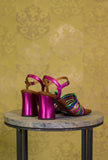 Chie Mihara Sandali Tacco Alto Parlor Dali Fucsia 