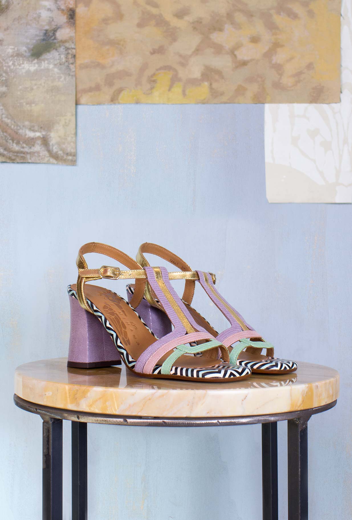 Chie Mihara SS23 Donna Sandalo Pinyata Tacco Alto Optical Dream