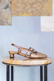 Chie Mihara SS23 Donna Slingback Heda Platinum Tacco Basso